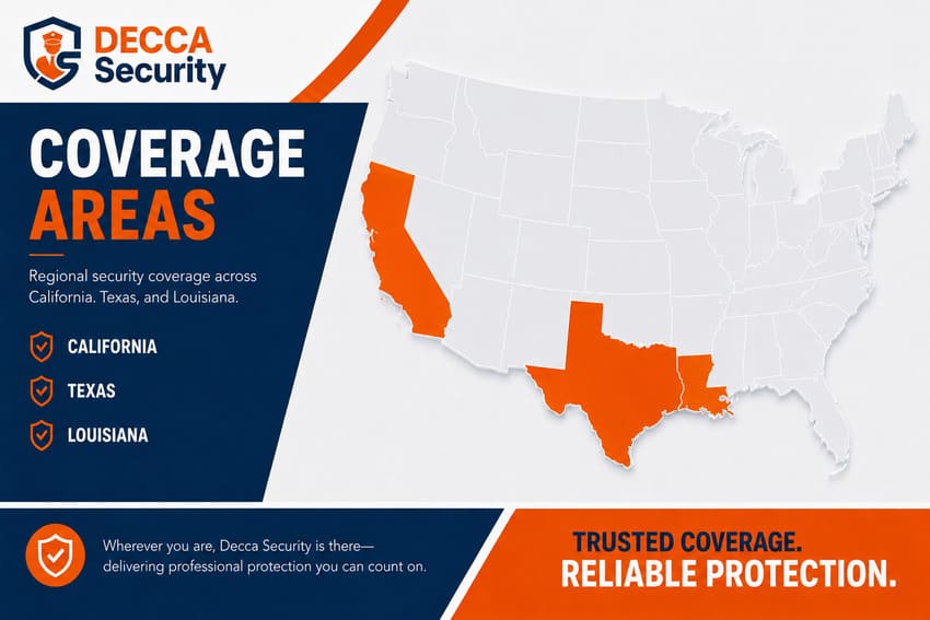 Decca Security Coverage Areas