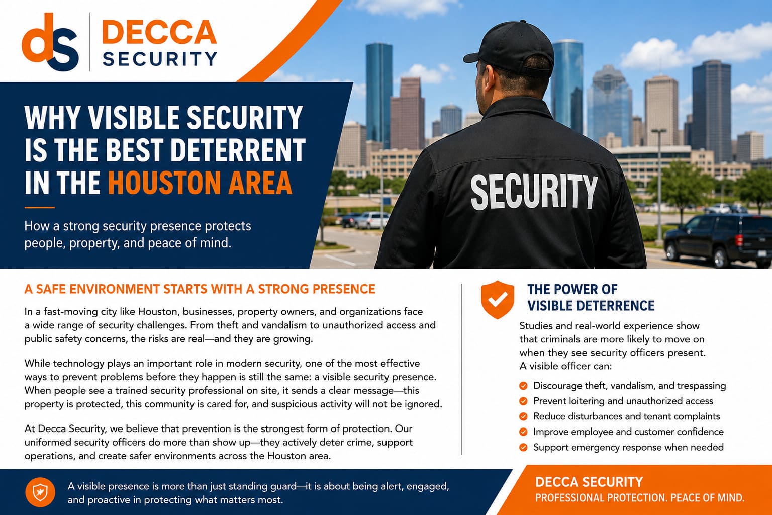 Why Houston Businesses Need a Professional Security Plan